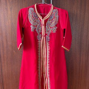 Girls Moroccan Dress (Kaftan) size 6